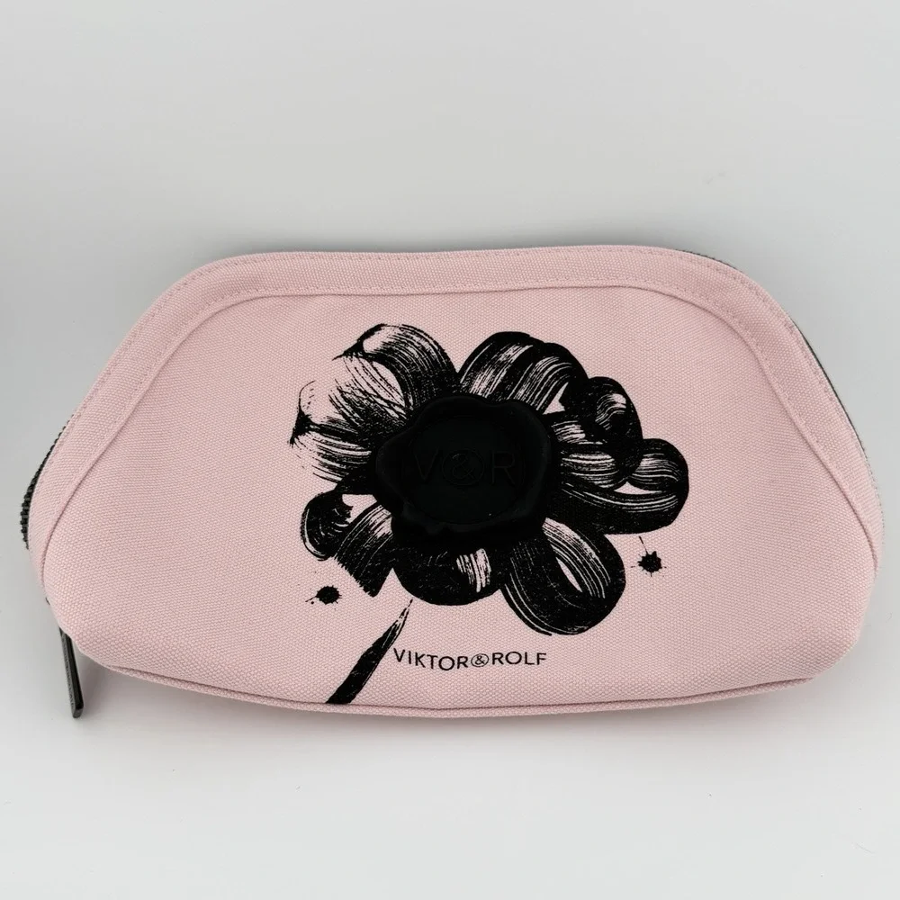 Viktor & Rolf Flat Bag/ Travel Pouch / Makeup Bag Pink - Medium 10